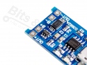 Oplader voor LiIon/LiPoly batterijen/accu's MicroUSB TP4056 1A
